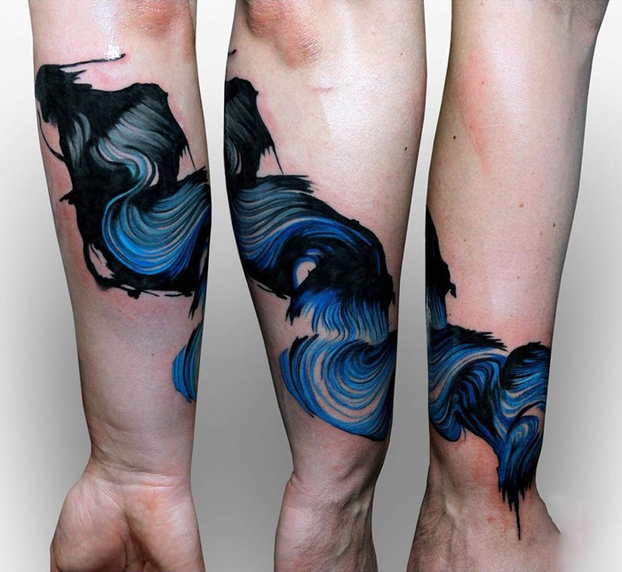 Art inspired Abstract tattoo