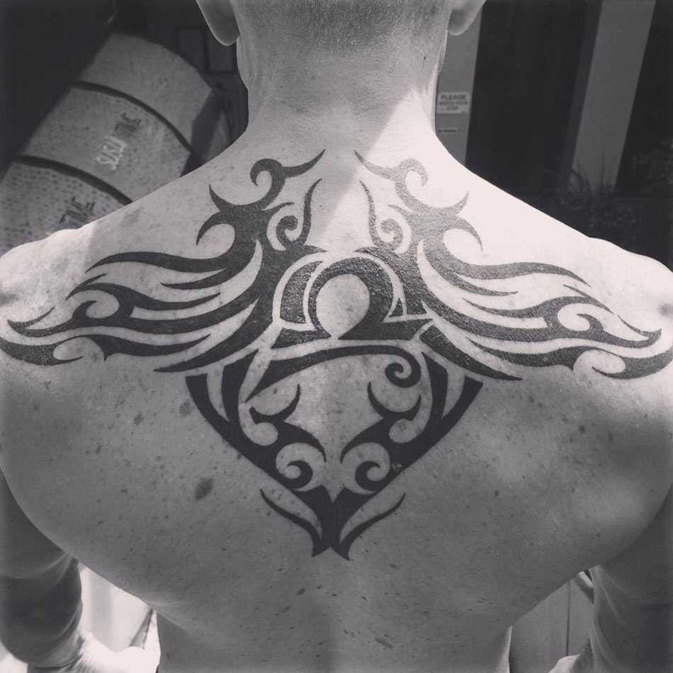 Back Black Ink Tattoo