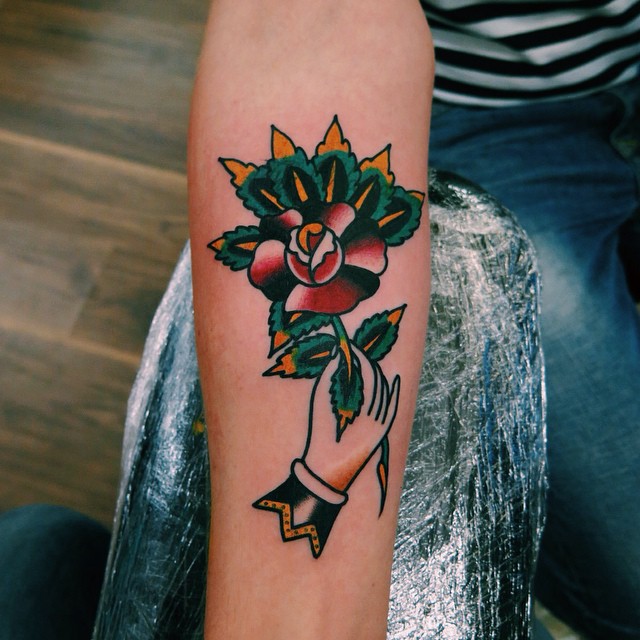 Beautiful traditional tattoo