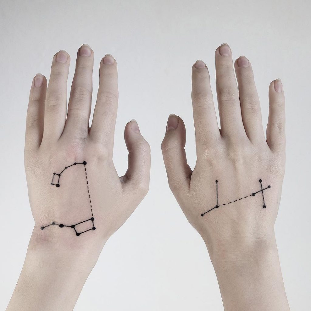 Big And Little Dippers Tattoo