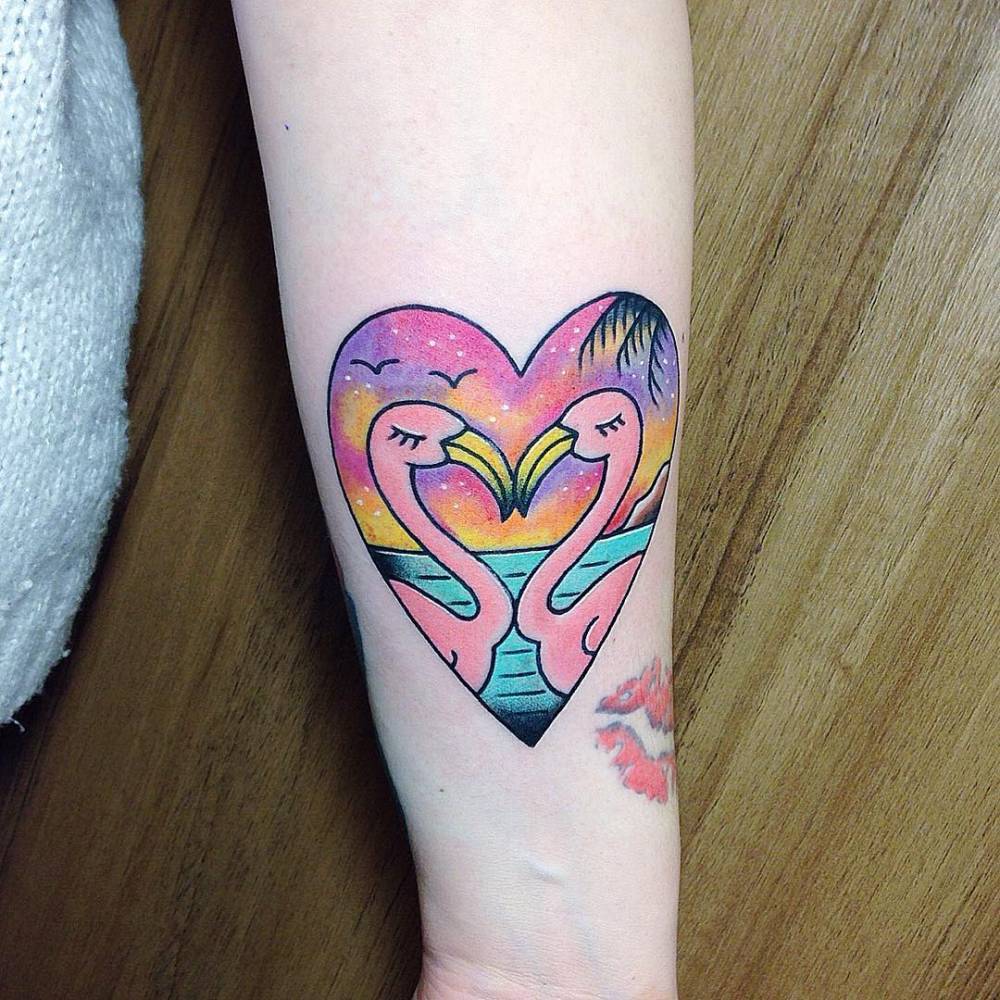 Bird lovers tattoo