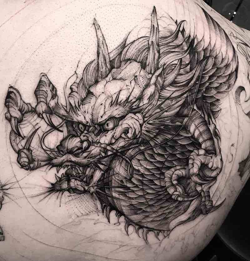 Black Dragon Tattoo