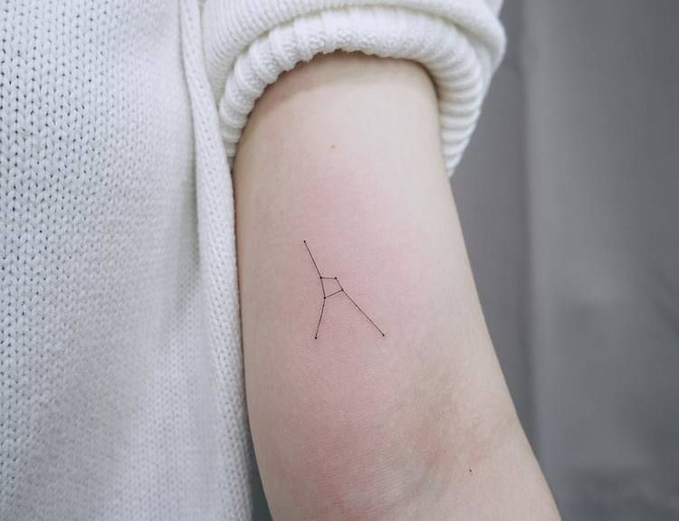 Cancer Constellation Tattoo On The Arm