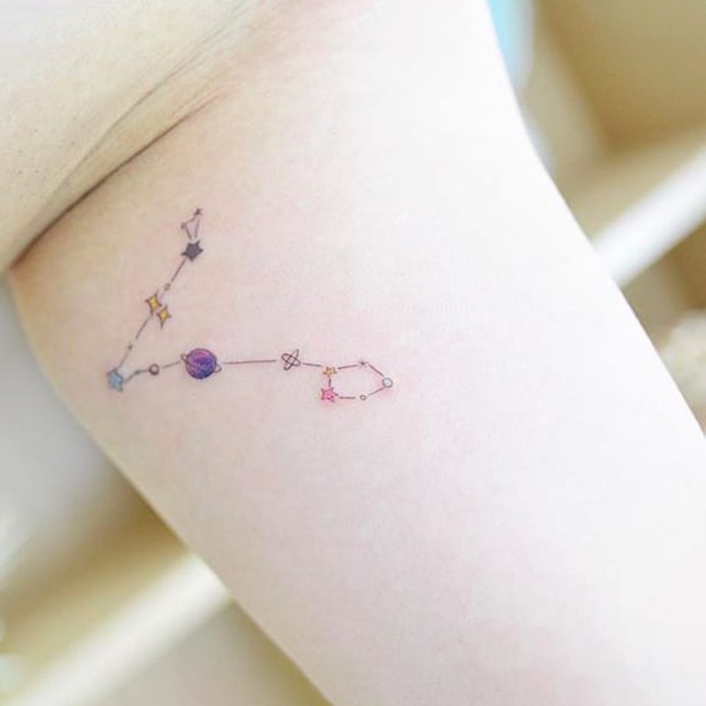 Capricorn Constellation Tattoo