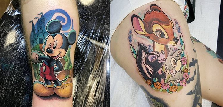 Cartoon tattoo designs meaning