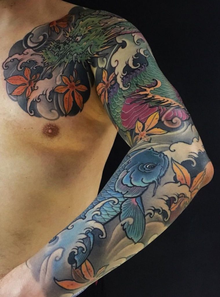 Chad Wilderness dragon Tattoo