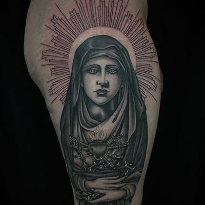 Chris Caron tattoo