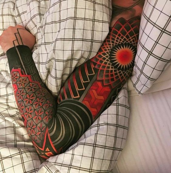 Coloured Tribal Sleeve