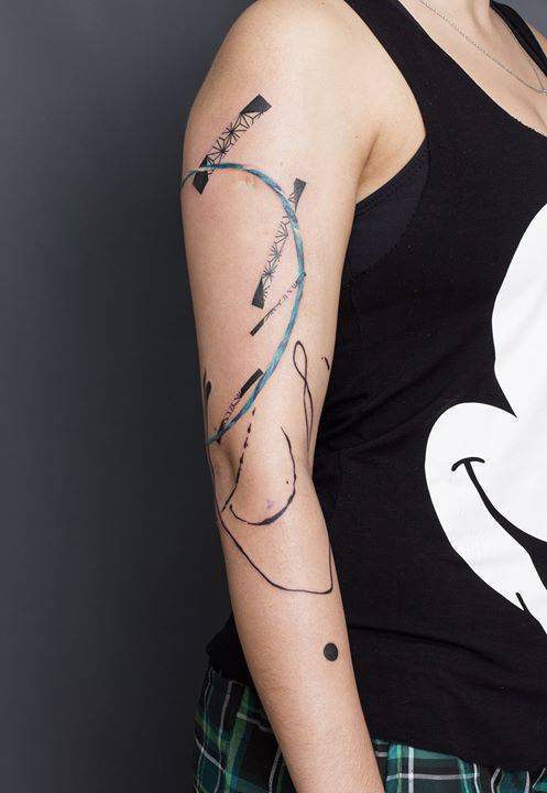 Composition Abstract tattoo