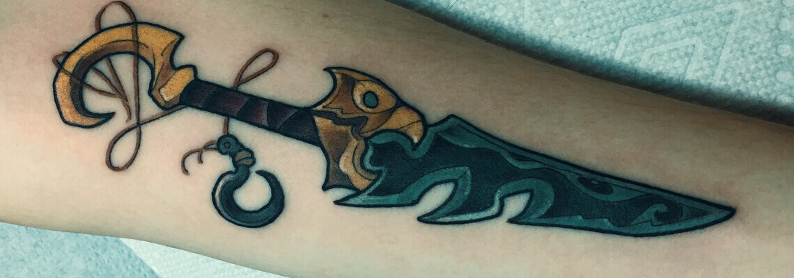 75 Incredible Dagger Tattoos