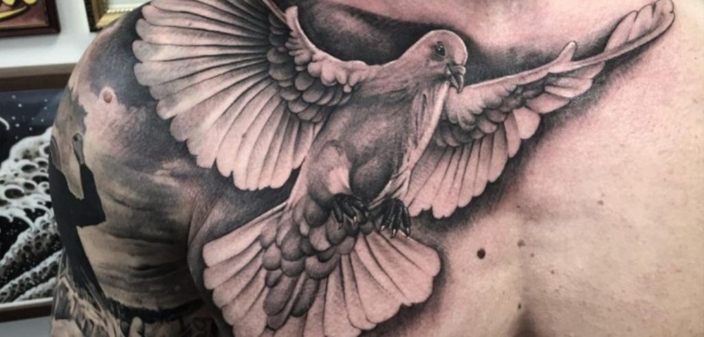 Dove bird tattoo