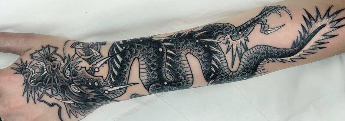 15 Fascinating images of dragon tattoo for man