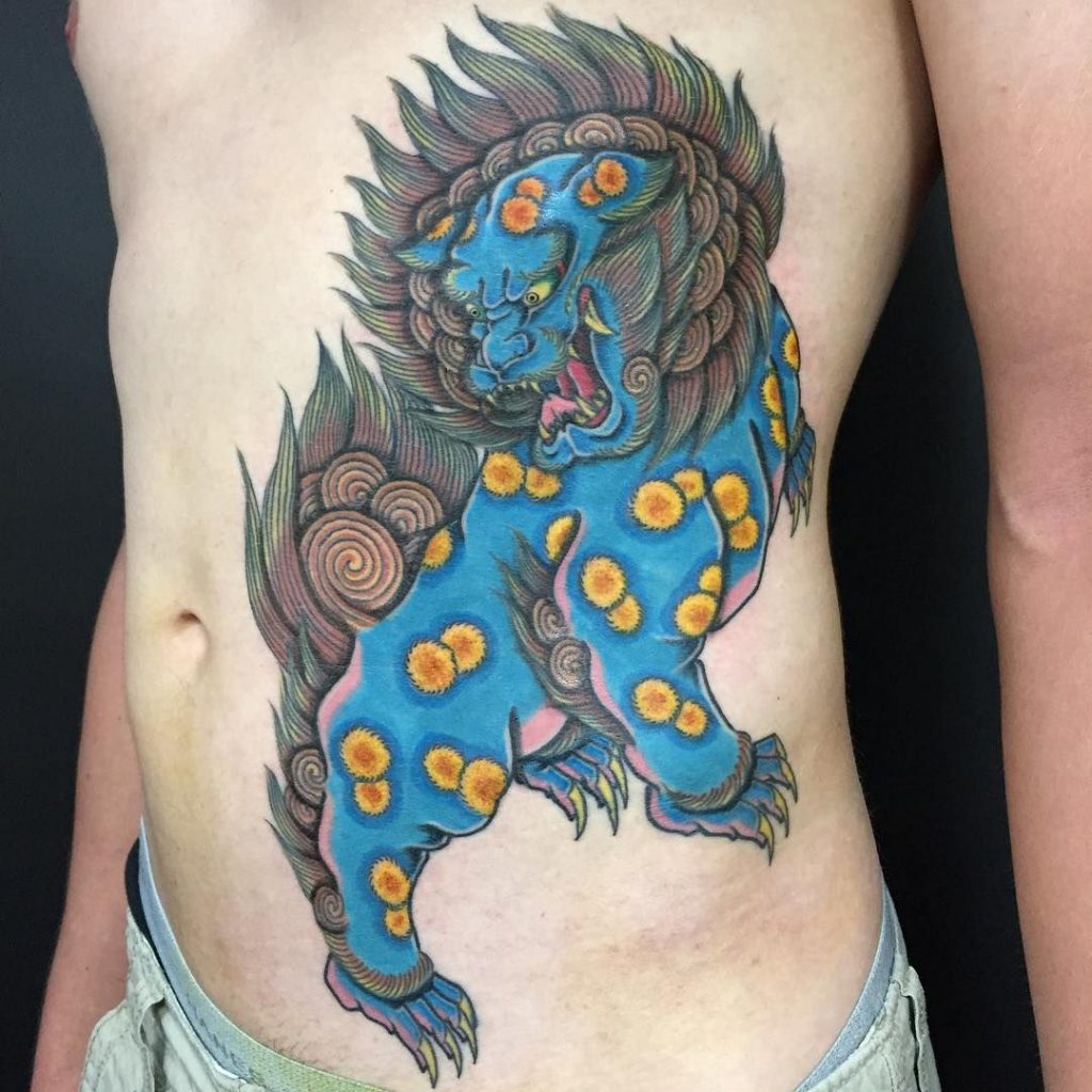 Fire Themed dragon Tattoo Sleeve