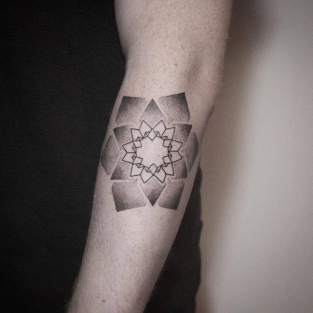 Forearm Mandala tattoo