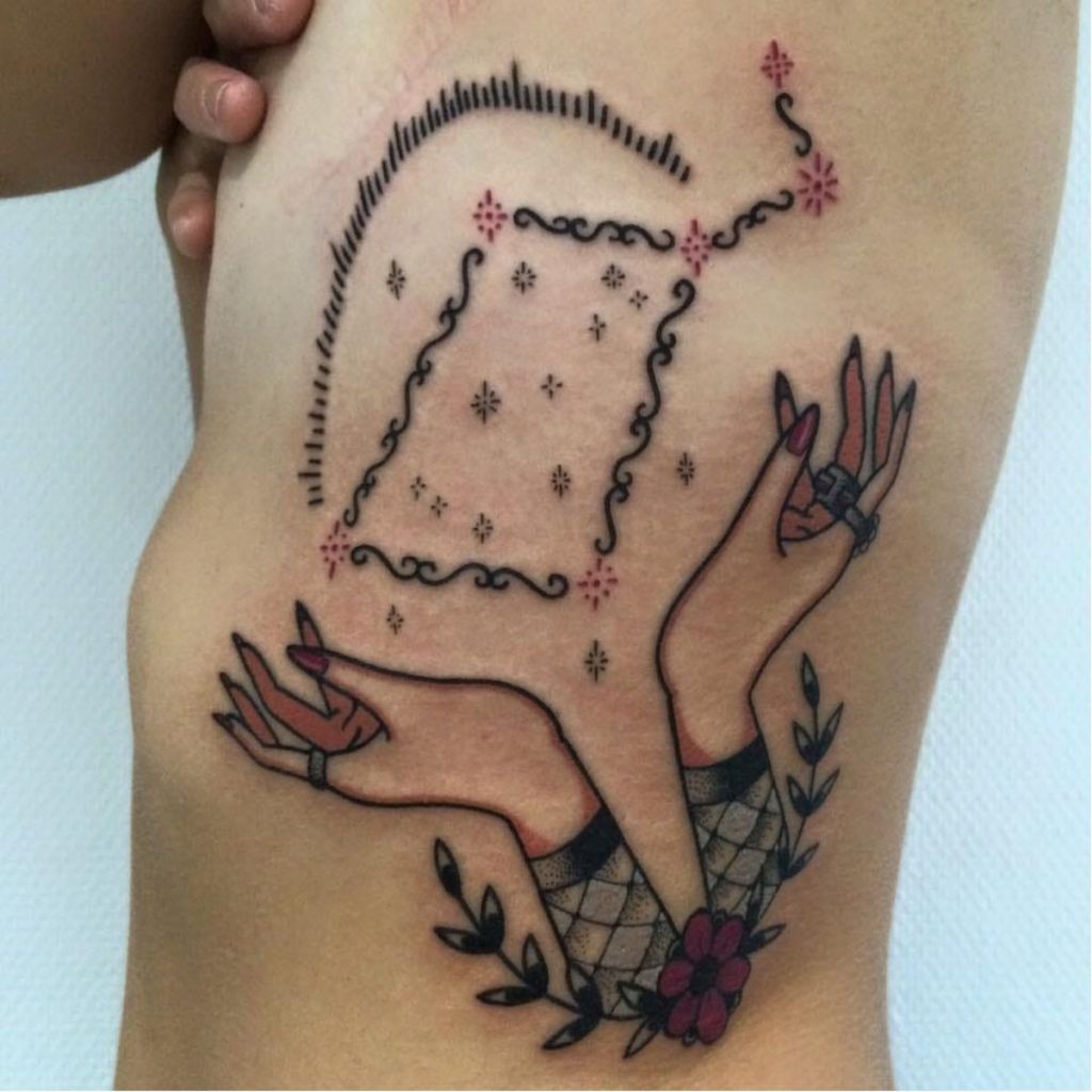 French Tree Tattoo