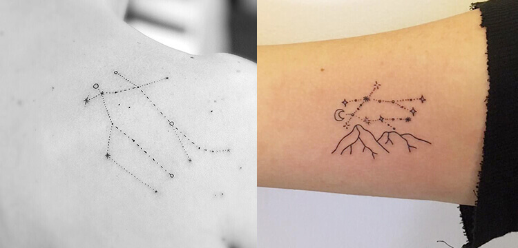 Gemini Constellation tattoos Design