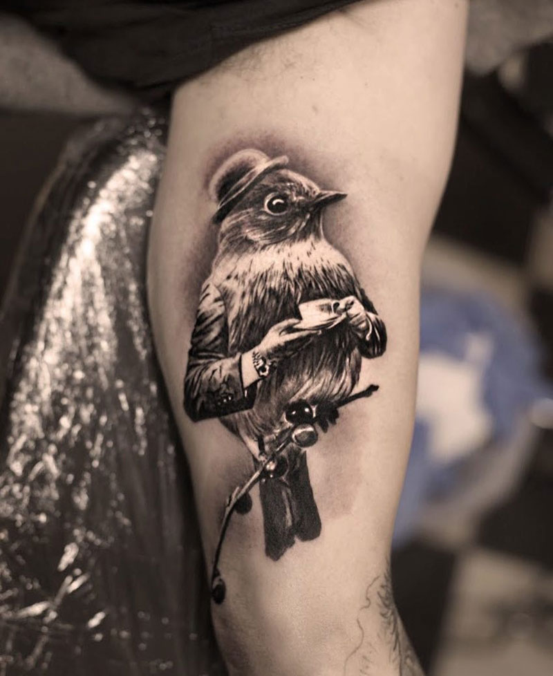 Gentle Bird tattoo