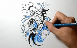How to make Tattoos with a Color Pencil