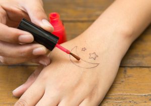 How to make a tattoo with Nail polish