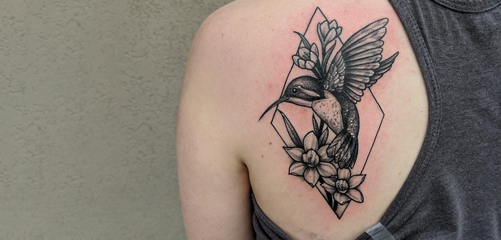 Hummingbird tattoo