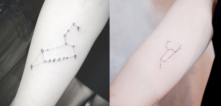 Leo Constellation tattoo Ideas