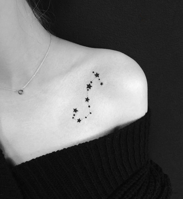 Magical Constellation Tattoo
