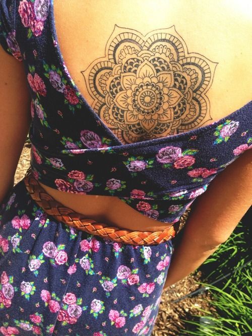 Mandala Back Ink