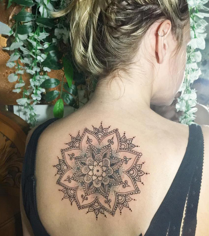 Mandala Dotwork Piece