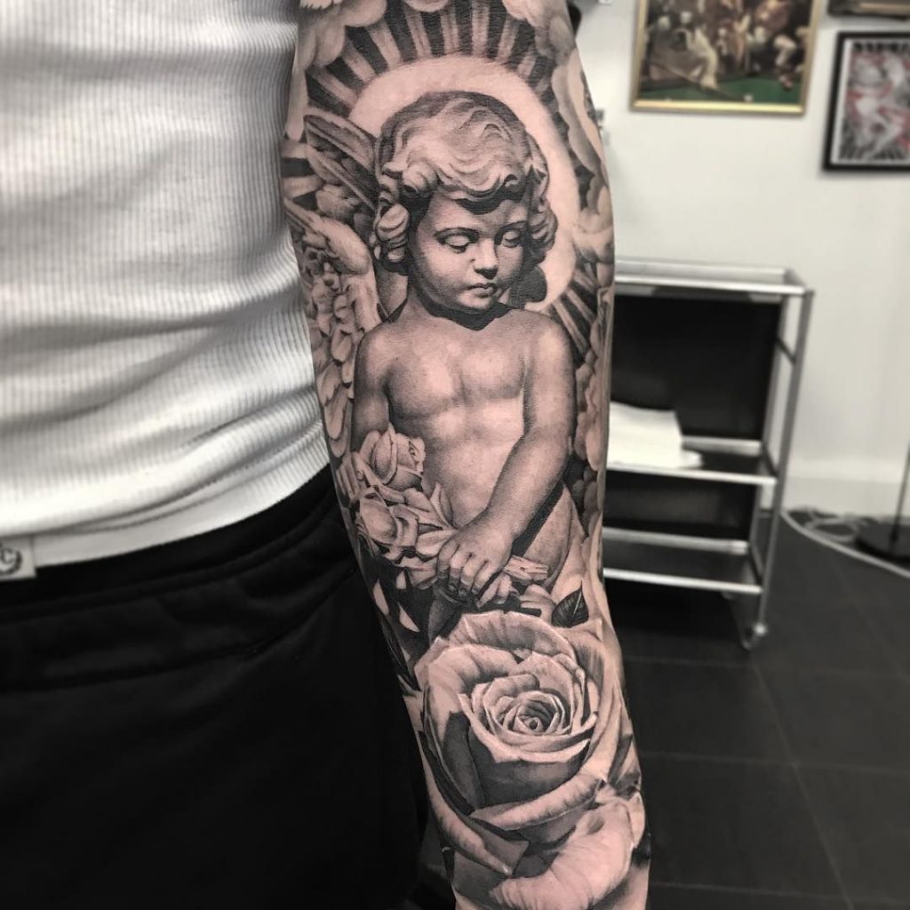 Querubin Tatuajes Cherub Child Tattoo