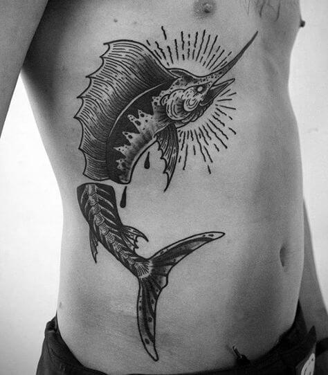 Rib Cage Tattoos designs for Men