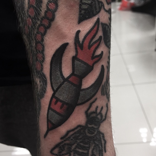 Rocket Traditional tattoo