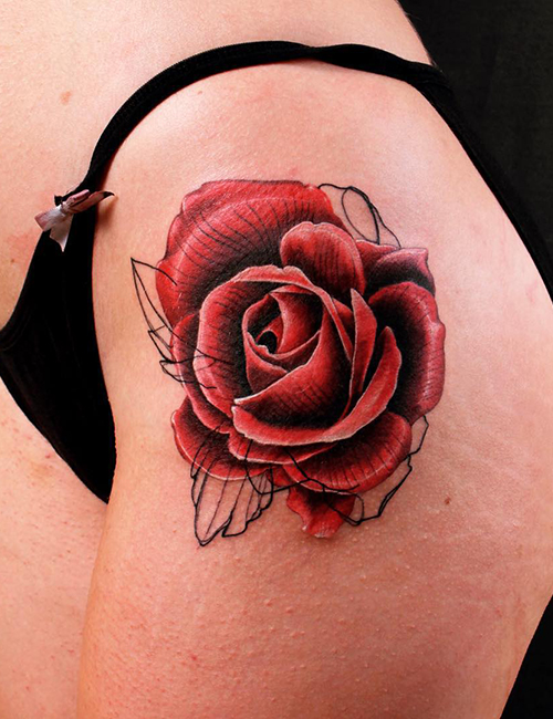 Rose Hip Tattoos