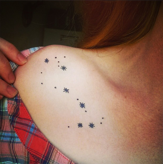 Scorpio Constellation Tattoo