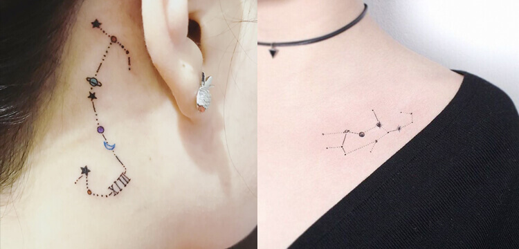 Best Star Constellation Tattoos Ideas  One for Every Zodiac Sign