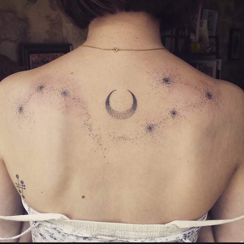 Simple constellation tattoo