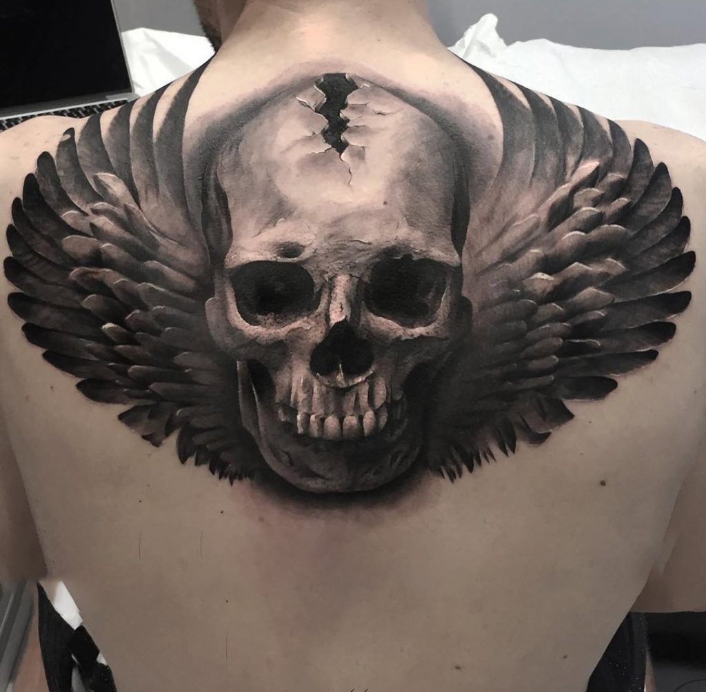 Skull Angel Tattoo