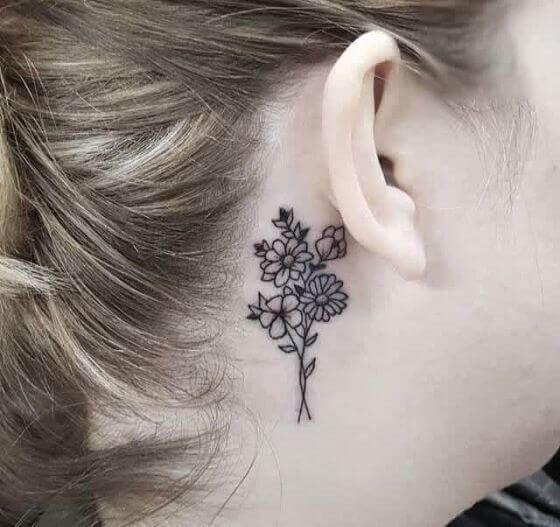 21 Behindtheear Tattoo Ideas  Thoughtful Tattoos