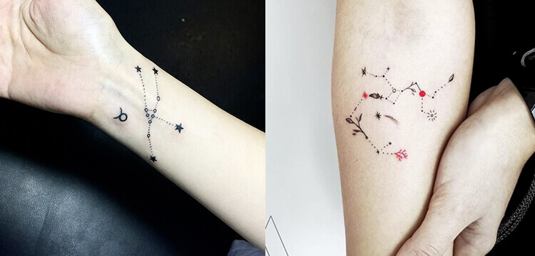 Taurus Constellation tattoo ideas