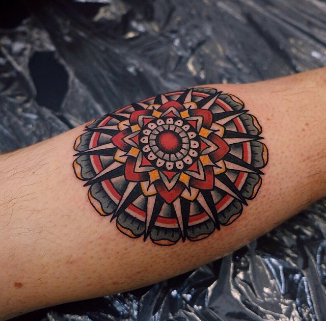 Traditional Colorful Ornamental Mandala