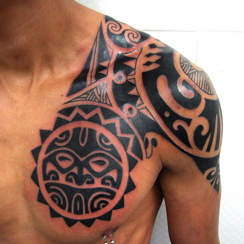 Tribal Shoulder Tattoo