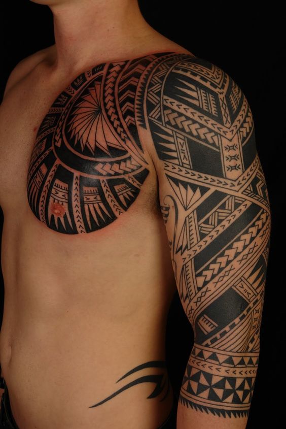 Tribal Sleeve Below Wrist