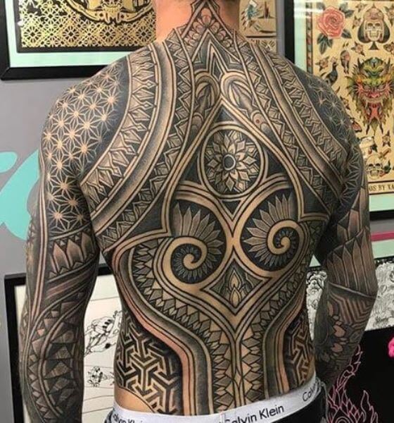 Tribal Tattoo on Back