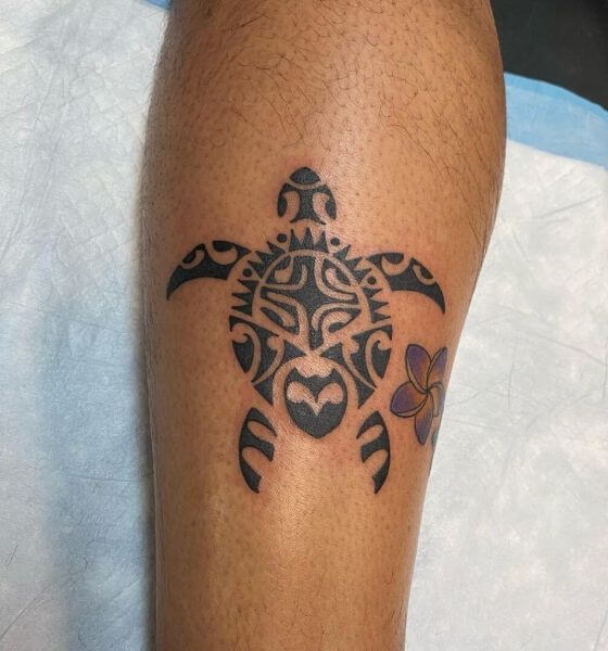 Turtle Tribal Tattoo