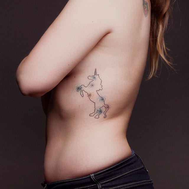 Unicorn Constellation Tattoo