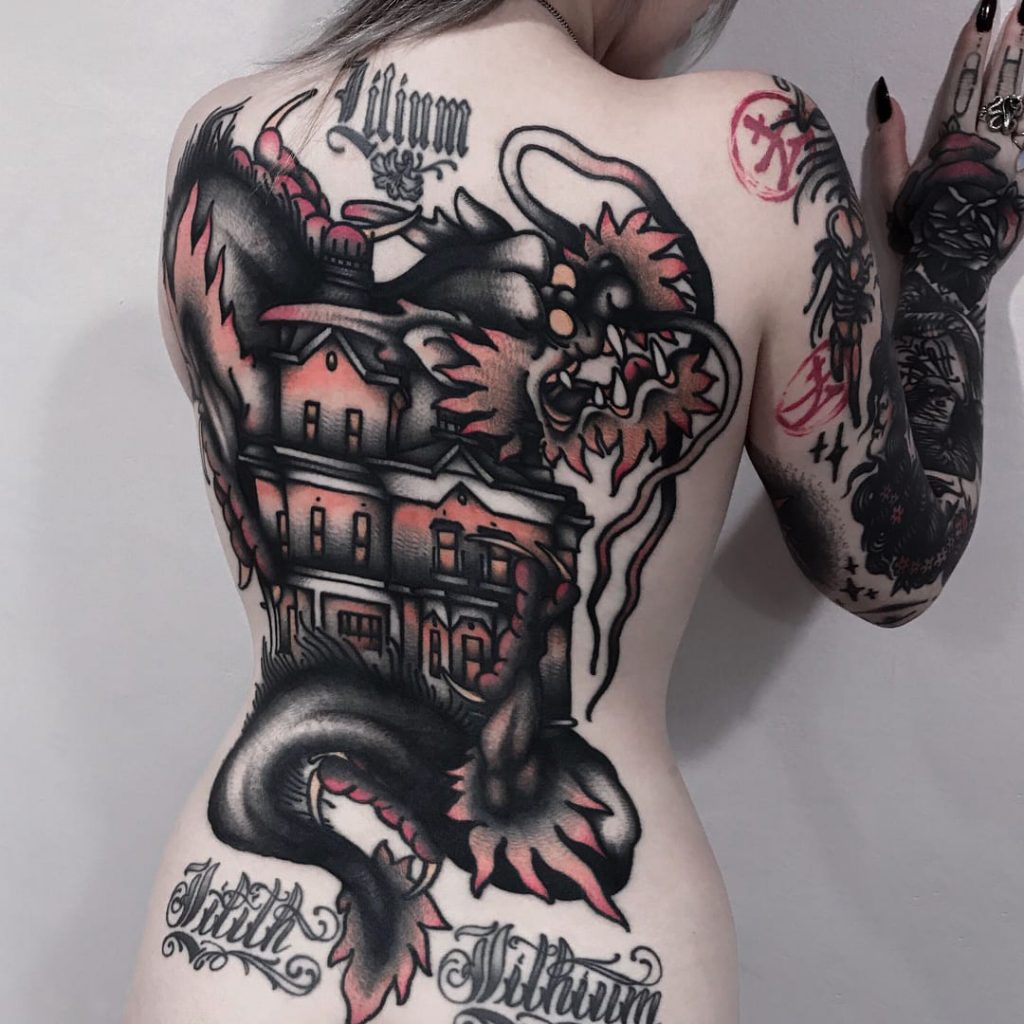 Victorian Dark Art Tattoo