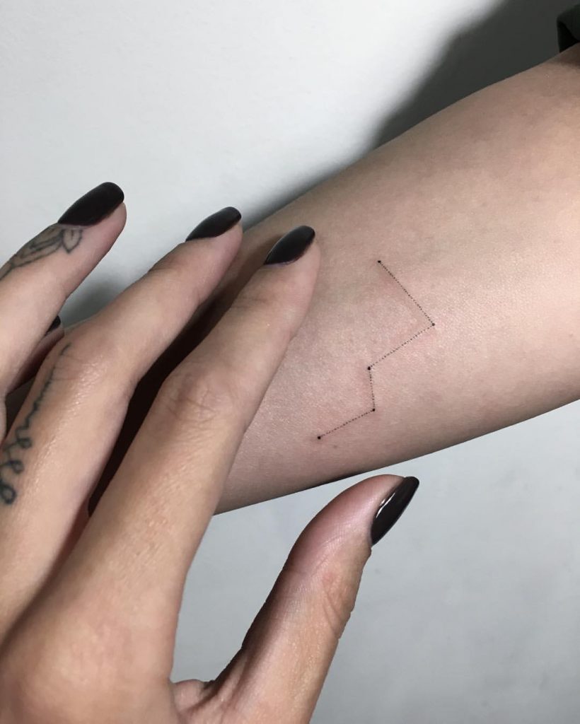 Vulpecula Constellation Tattoo
