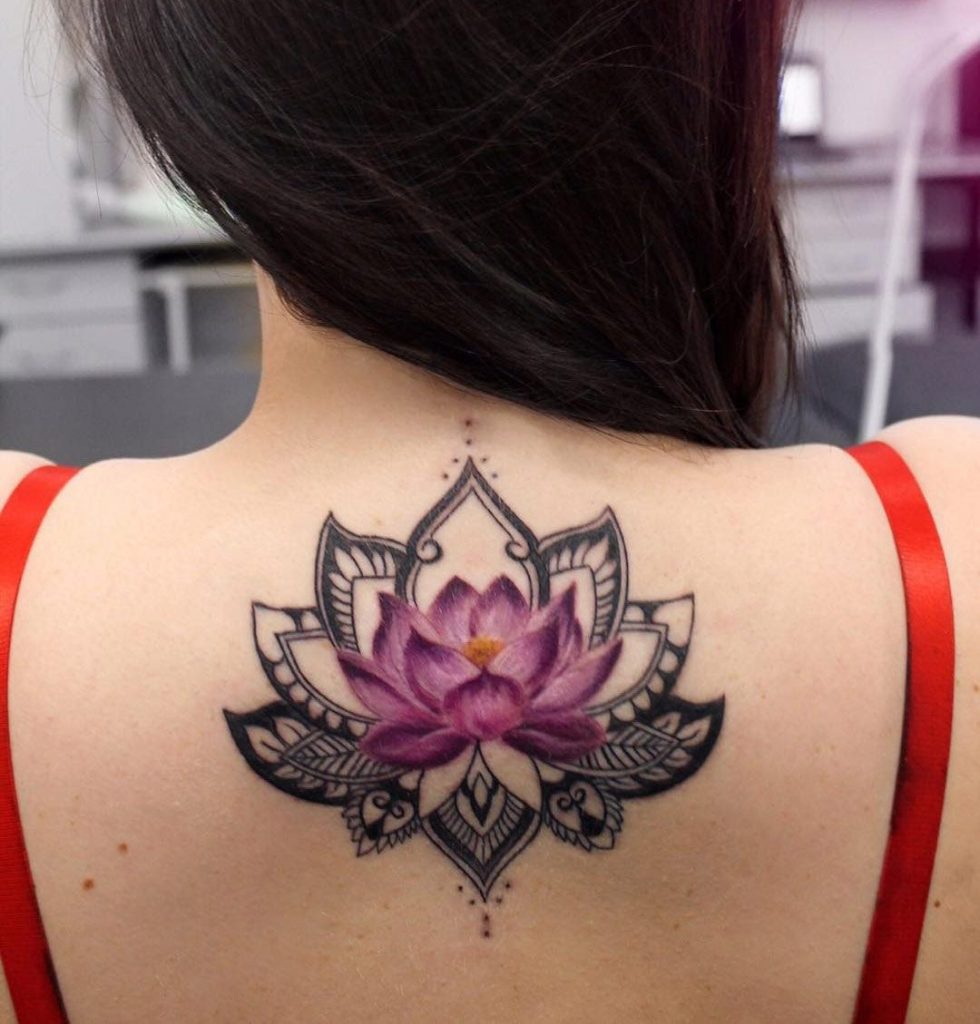 mandala lotus tattoo