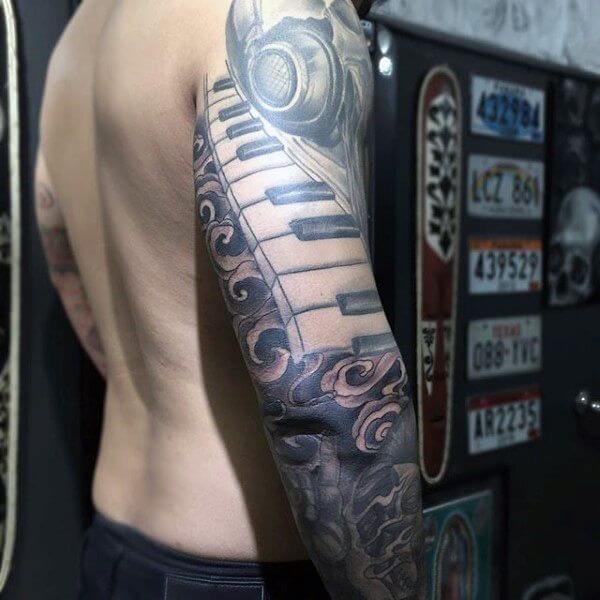 top music sleeve tattoo