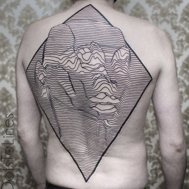 3D Face Back Tattoo