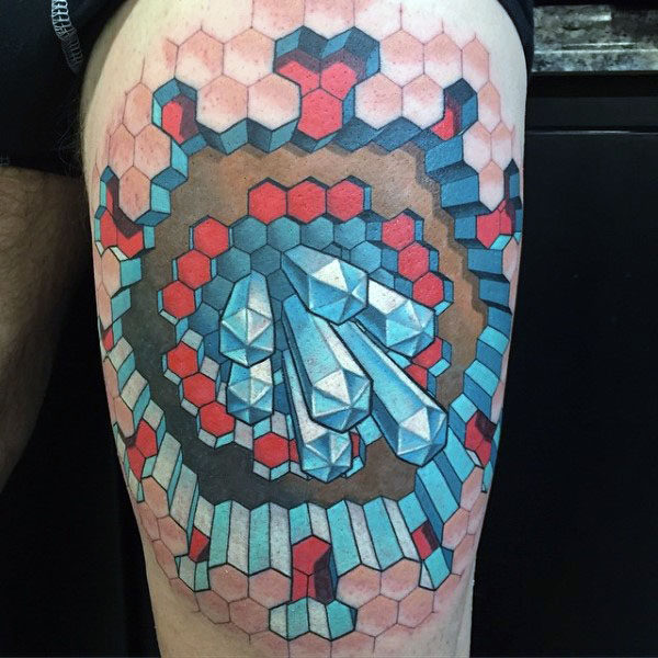 250 Illusion 3D Tattoo Designs - 3D Tattoo Ideas [2022]